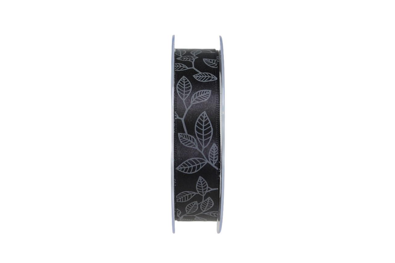 Band Trauerranke 25 mm 20 Meter schwarz 113 Band Trauerranke 25 mm 20 Meter schwarz 113