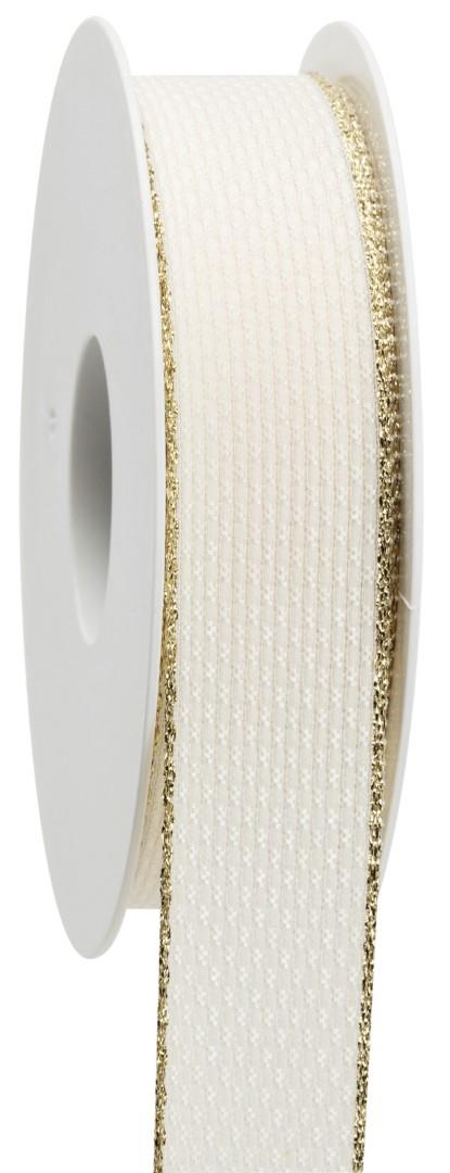 Band Mosaik 25 mm 15 Meter creme 021