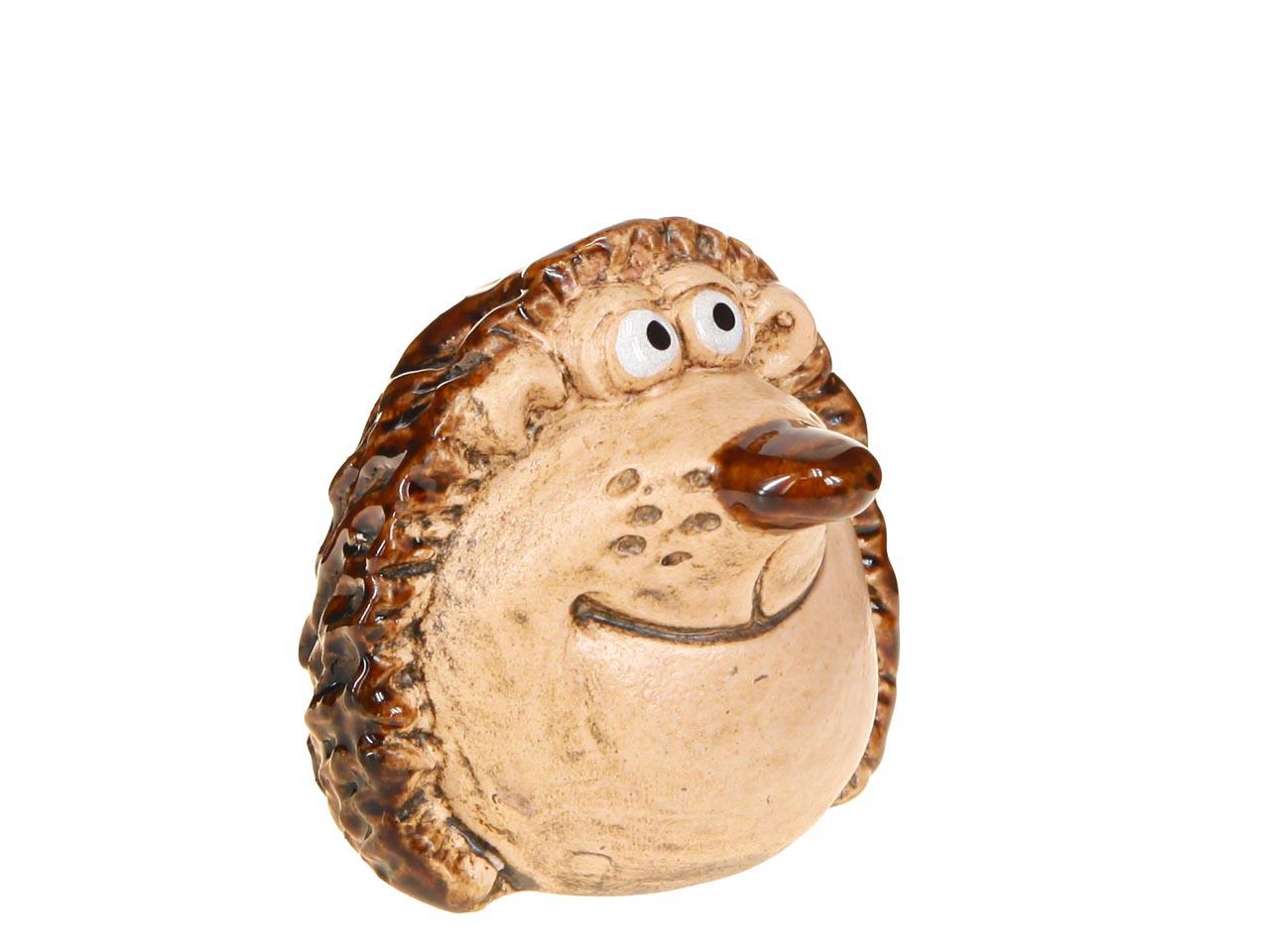 Igel Keramik natur-braun D7,4cm