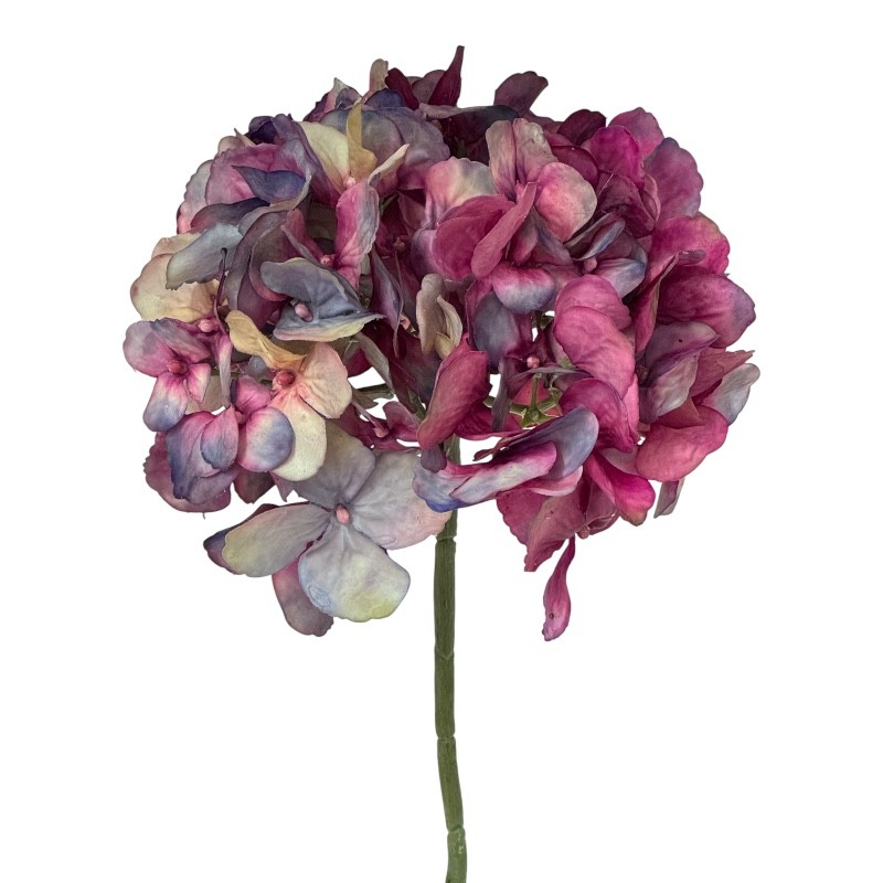 Hortensie Real Touch purple D20xH47cm