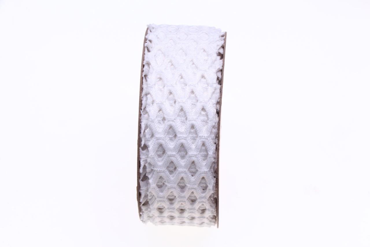 Band Belgien 40 mm 15 Meter weiss-gold 101