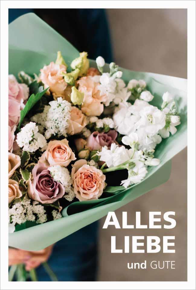 Glückwunschkarten Alles Liebe und Gute 11,5x17 cm Glückwunschkarten Alles Liebe und Gute 11,5x17 cm