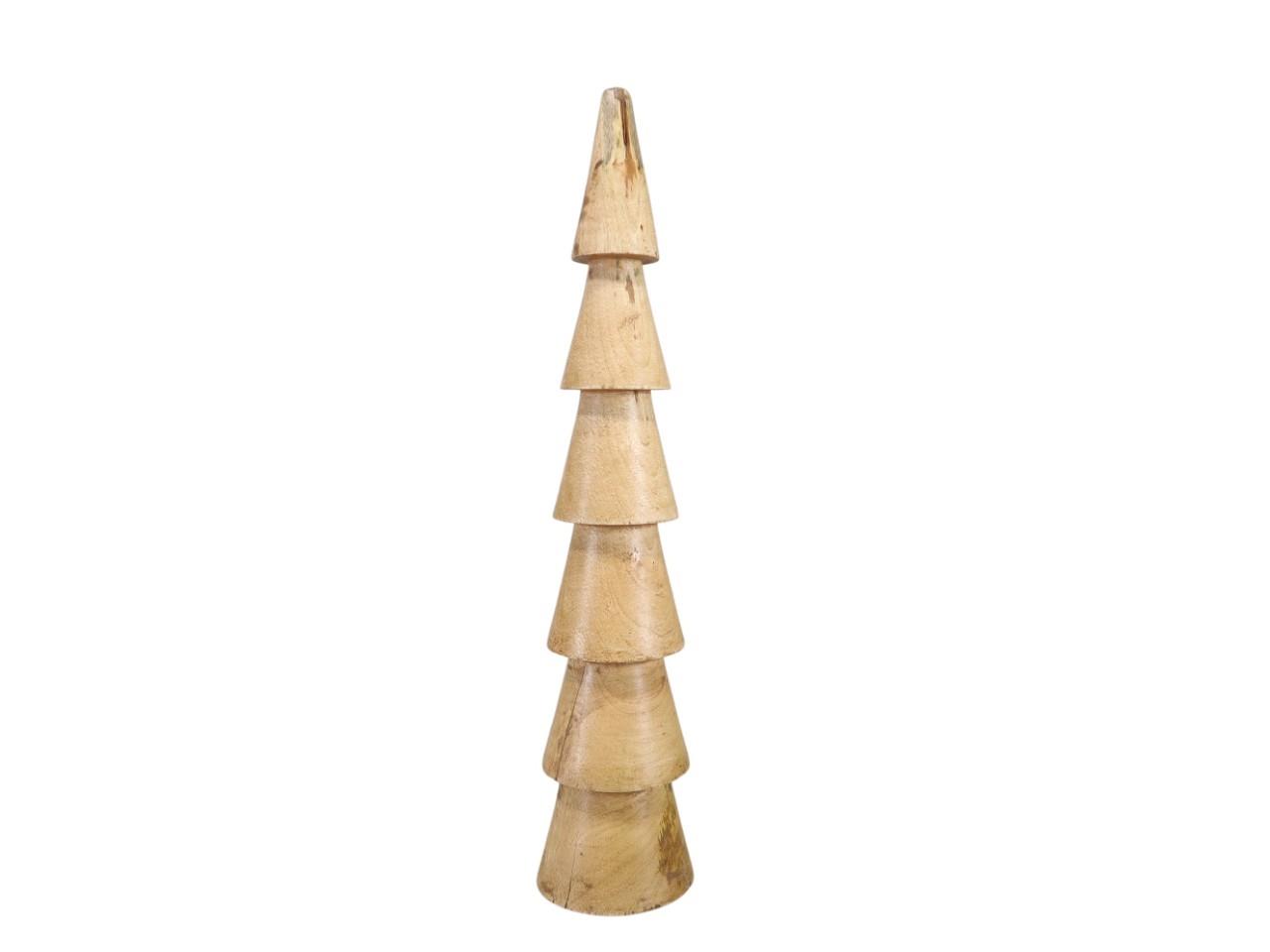 Tannenbaum stehend Mangoholz natur H47x10cm