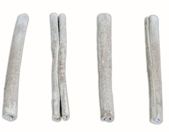Zimtstangen 8cm stonewashed weiss 500gr.