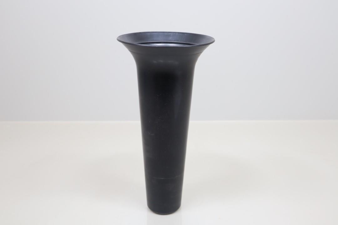 Vaseneinsatz schwarz MIT Rand 25cm