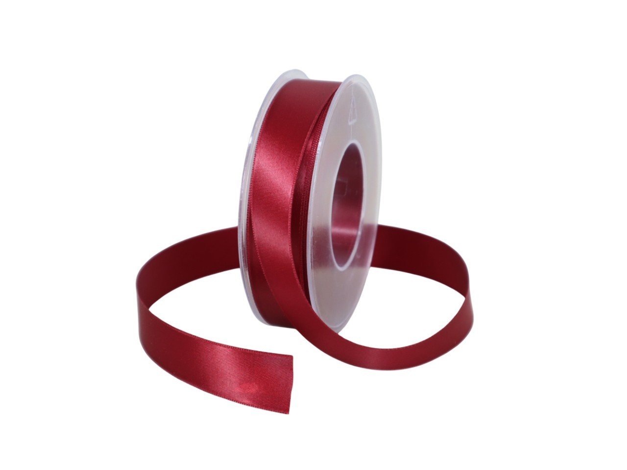 Satinband 25 mm 25 Meter bordo 360