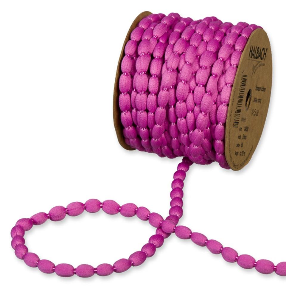 Pompon-Schnur 8 mm ca. 15 Meter Farbe 60 pink Pompon-Schnur 8 mm ca. 15 Meter Farbe 60 pink