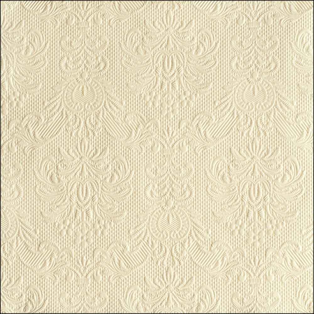 Serviette 33x33 cm Elegance cream