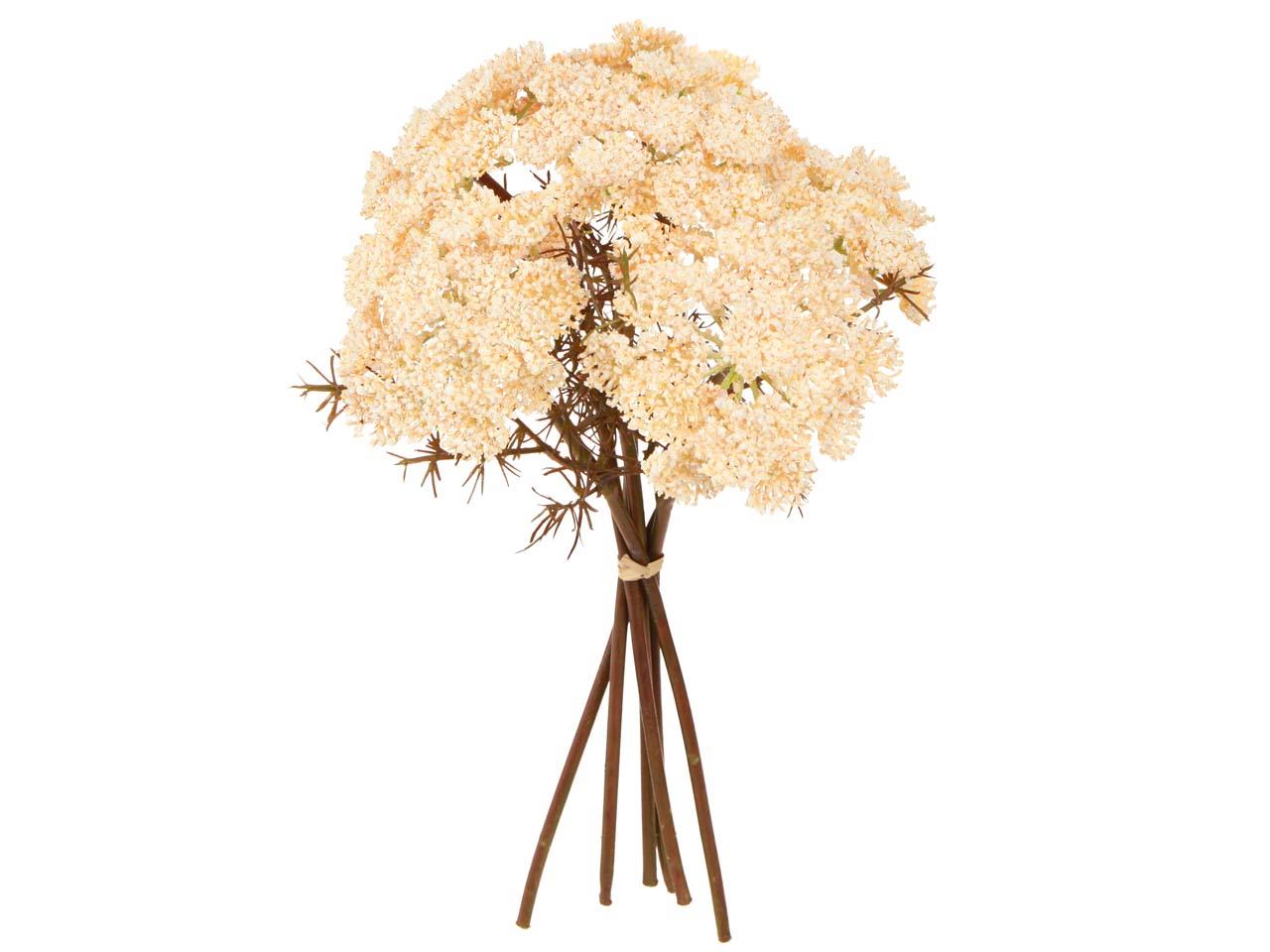Schafgarbenpick 6 Blüten creme L30cm Schafgarbenpick 6 Blüten creme L30cm
