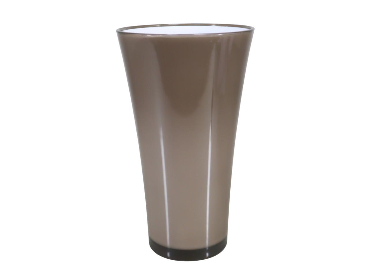 Gebrauchsvase Fizzy Cristal H35 D20,5 cm taupe