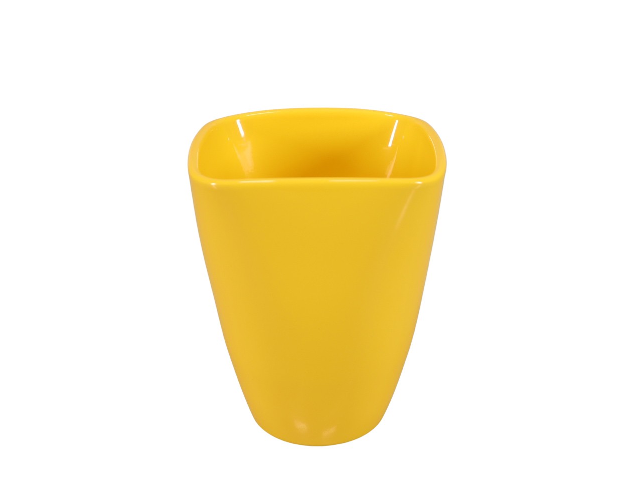 Orchideentopf D12,5H16,5cm Form 407/14 NETTO gelb glanz