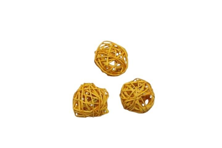 Lataball 4cm Sonnen-Gelb