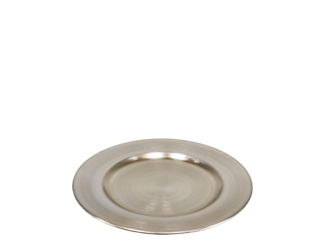 Teller KARA Kunststoff champagner D 17 cm