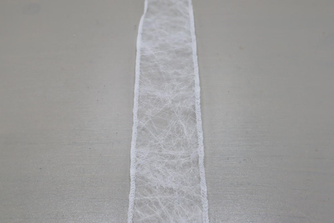 Vliesband wetterfest  weiss 40 mm, 1