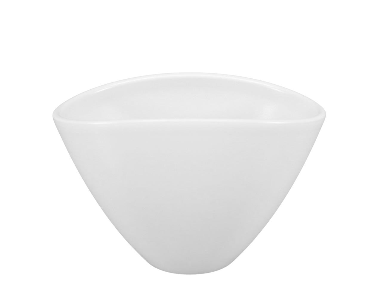 Schale oval Serie 405 Keramik weiss matt 26cm