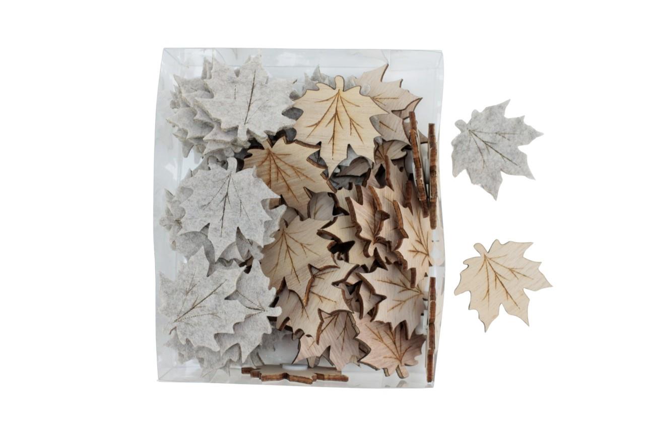 Streuer Herbstlaub Otono 4 cm sort. beige-natur