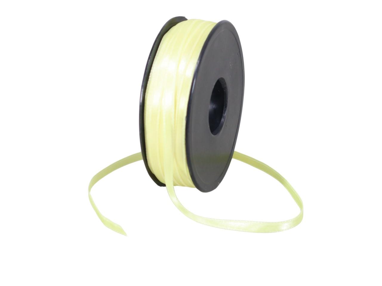 Satinband 6mm vanille -006 Satinband 6mm vanille -006