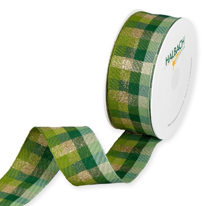 Karoband 38 mm 18 Meter green/gold 348