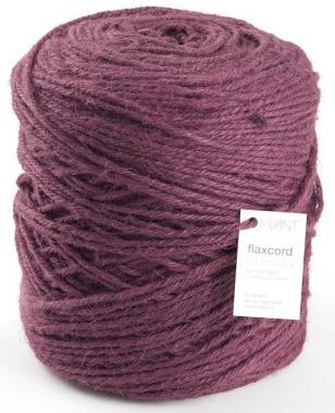 Kordel Flaxcord 3,5 mm auf Spule ca. 1 kg Farbe 28 brombeer Kordel Flaxcord 3,5 mm auf Spule ca. 1 kg Farbe 28 brombeer