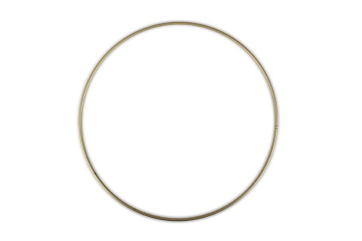 Metallring 3mm gold D40cm