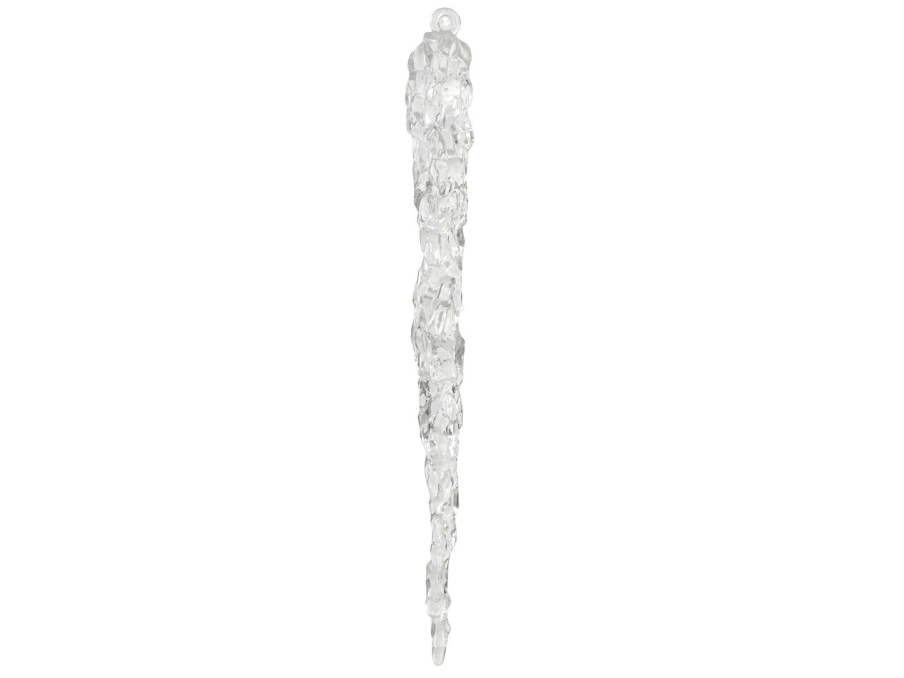 Eiszapfen Kunststoff klar L28,5cm