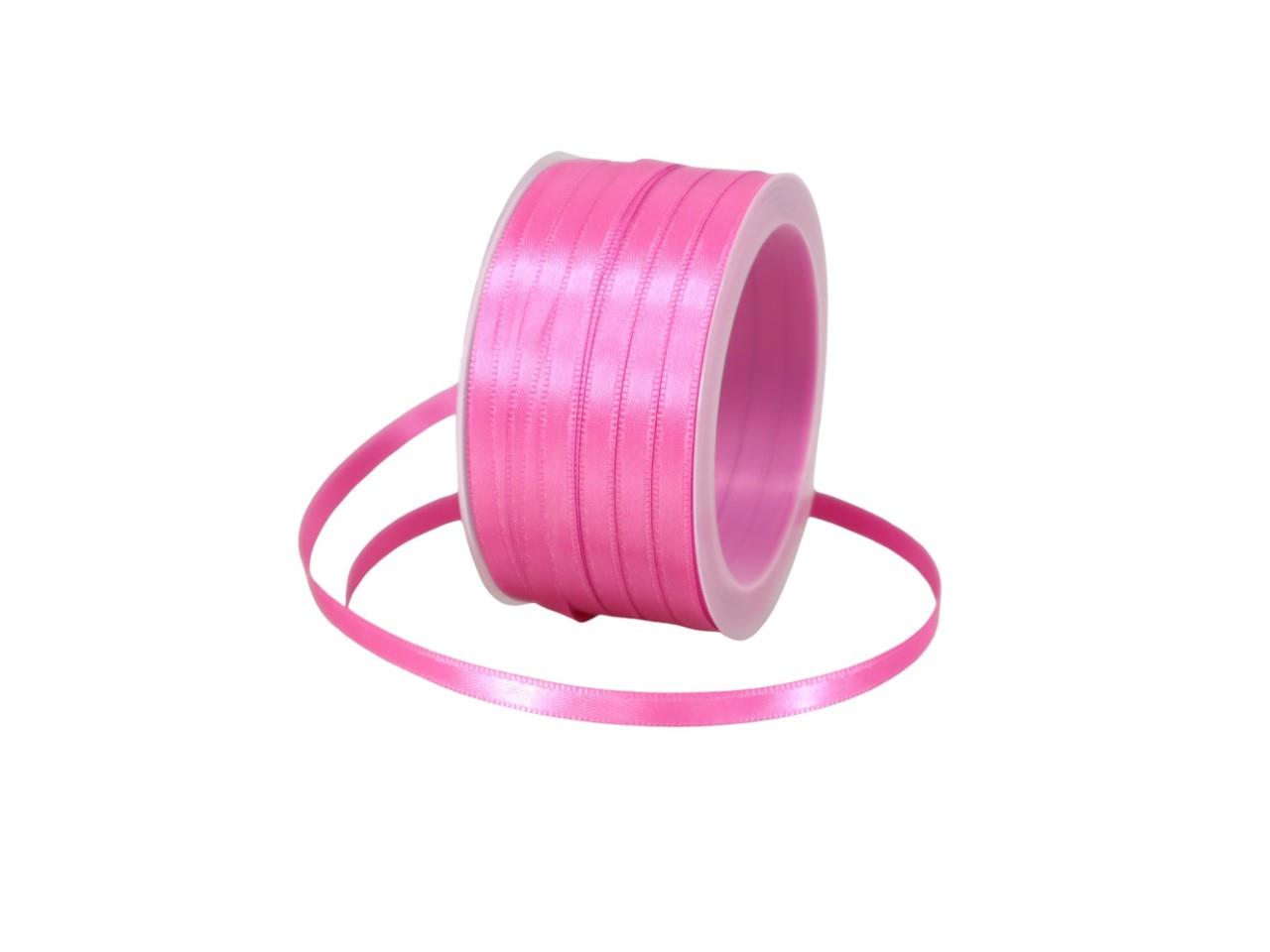 Satinband 6 mm 50 Meter hellpink 640