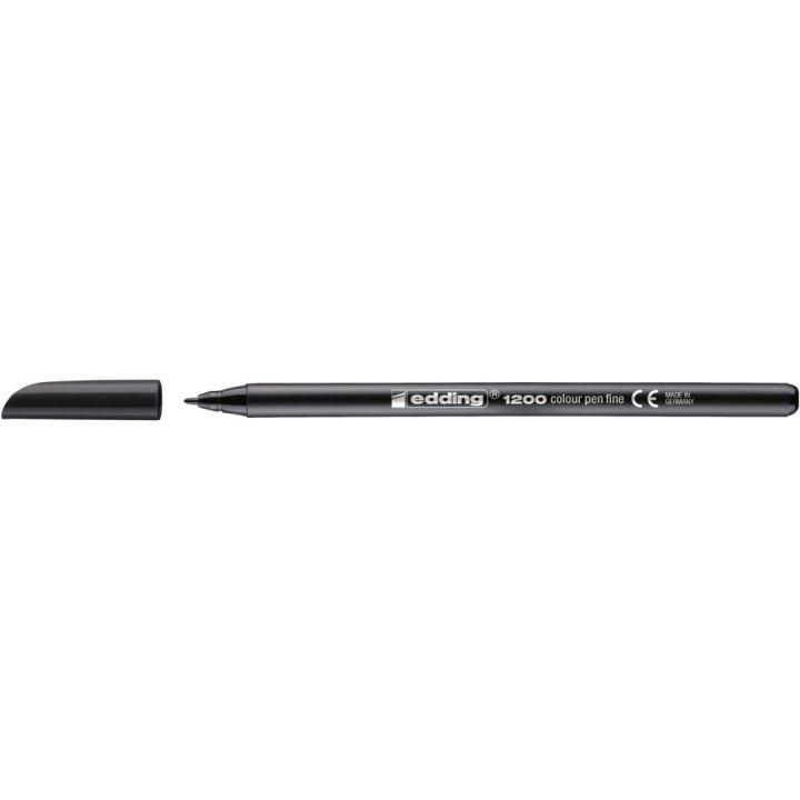 Edding Colorpen 1200 schwarz NETTO Edding Colorpen 1200 schwarz NETTO