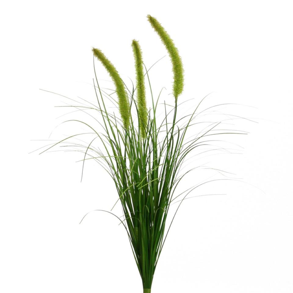 Grasbusch m. Dolden grün H65cm