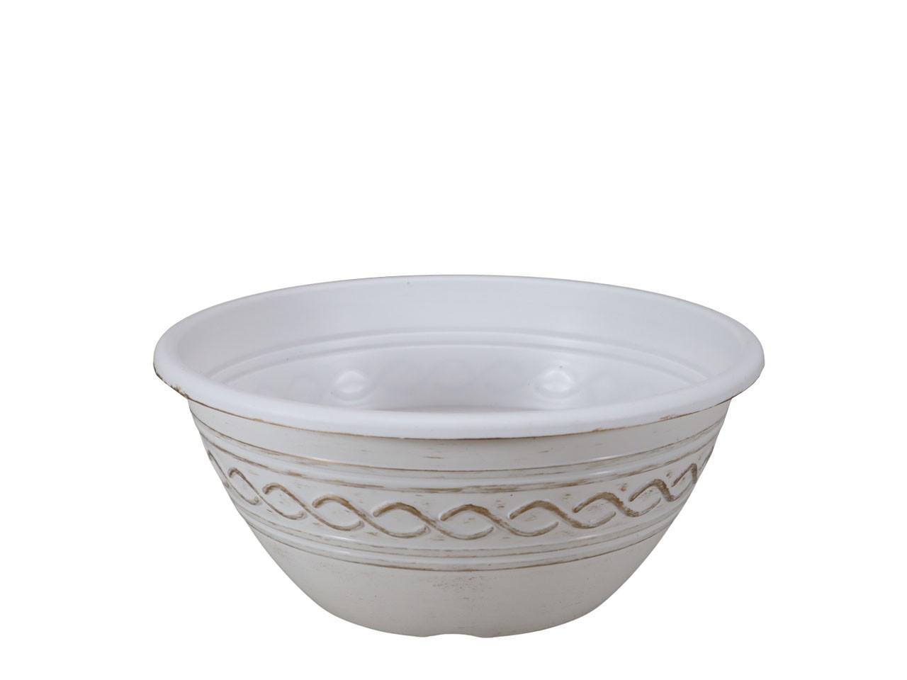 Plastikschale Bella weiß D30cm NETTO
