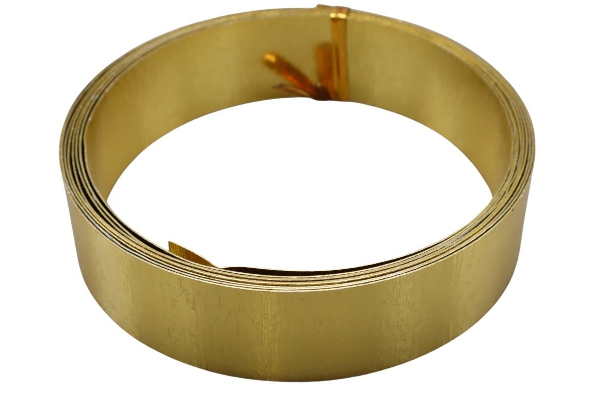 Alu Flachdraht 30mm 3m gold