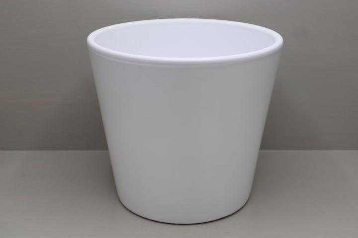 KeramikTopf 24cm Manhatten weiß