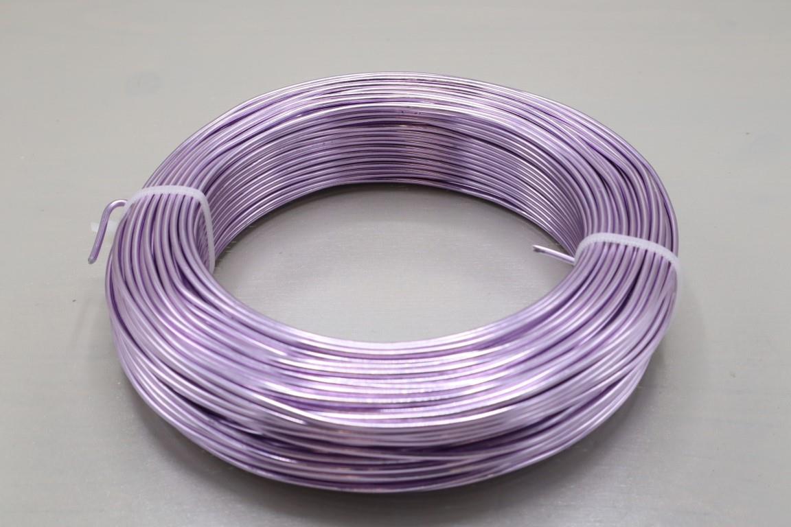 Aluminium-Draht 2,0 60m/500 gr. Lavender NETTO