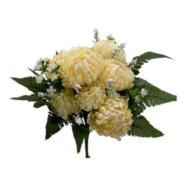 Chrysanthemenbusch cream Seide L35 cm Chrysanthemenbusch cream Seide L35 cm