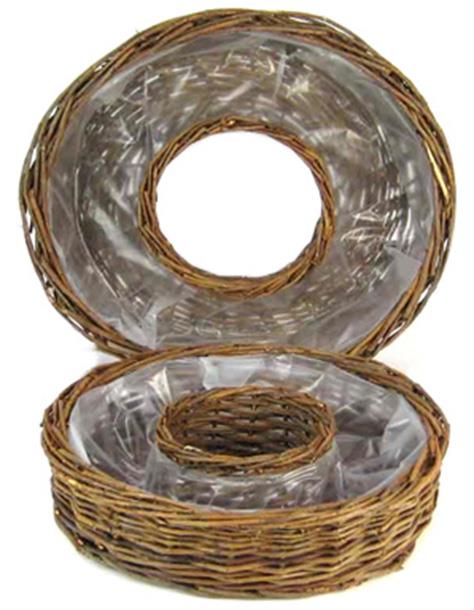 Weidenpflanzring Set/2 30+40cm natur