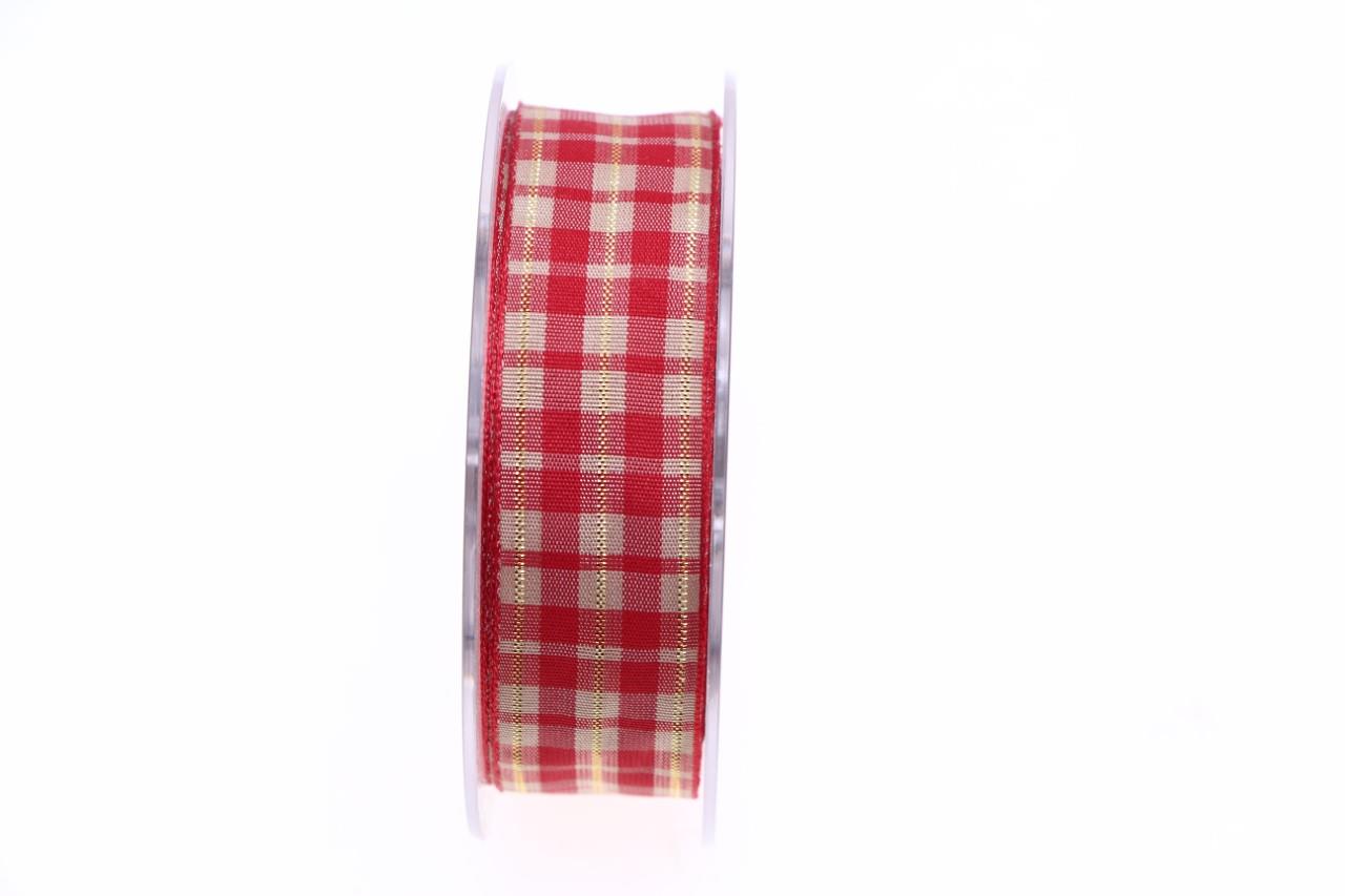 Band Raul 25 mm 20 Meter rot/nature 355 Band Raul 25 mm 20 Meter rot/nature 355