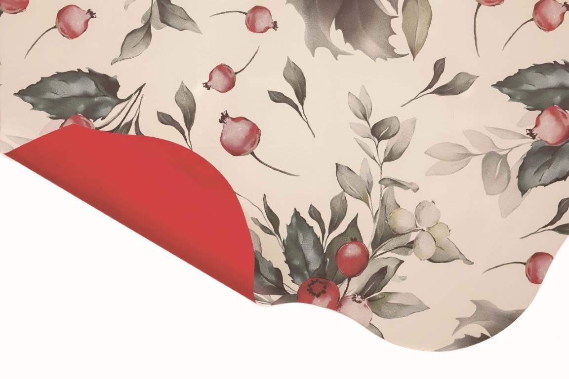 Rondella 40cm XMAS FLOWER S-W41PM  weiß  -01