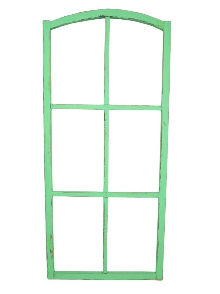 Fensterrahmen Holz antikgrün B50xH112cm