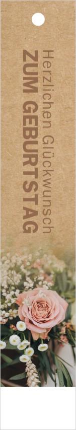 Geschenkkärtchen Zum Geburtstag 3x15 cm