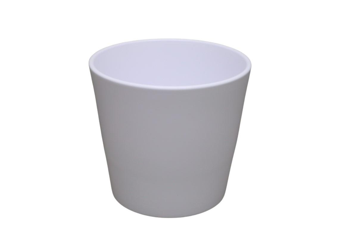 Keramikübertopf Serie 440 14cm weiß matt