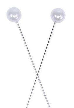 Oasis Corsage Pins 25 mm white 10 Stück