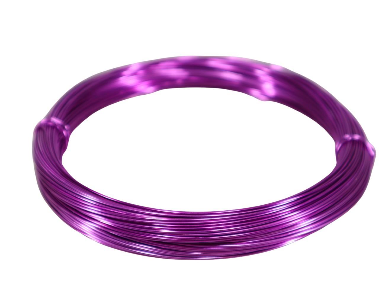 Aluminium-Draht 1,0mm 60m lila