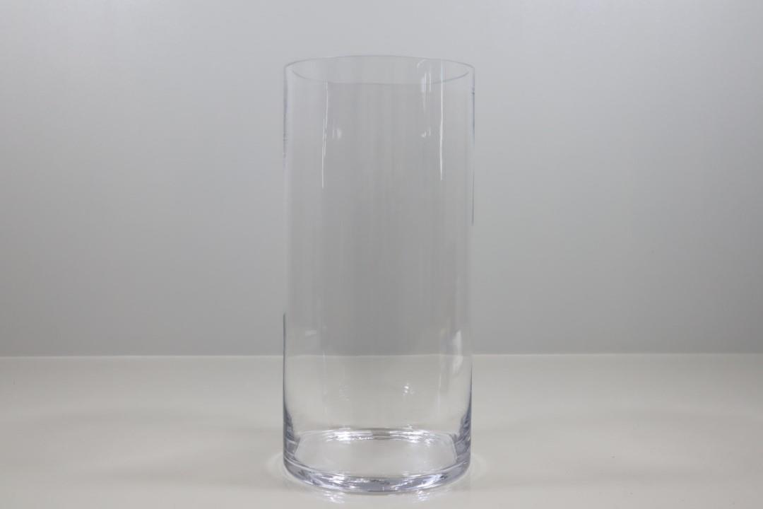 Glas Zylinder H 40 D 19 cm