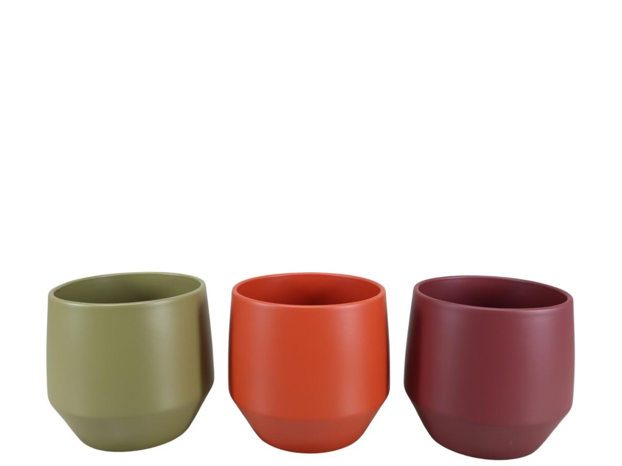 Übertopf Keramik herbstmix D14cm