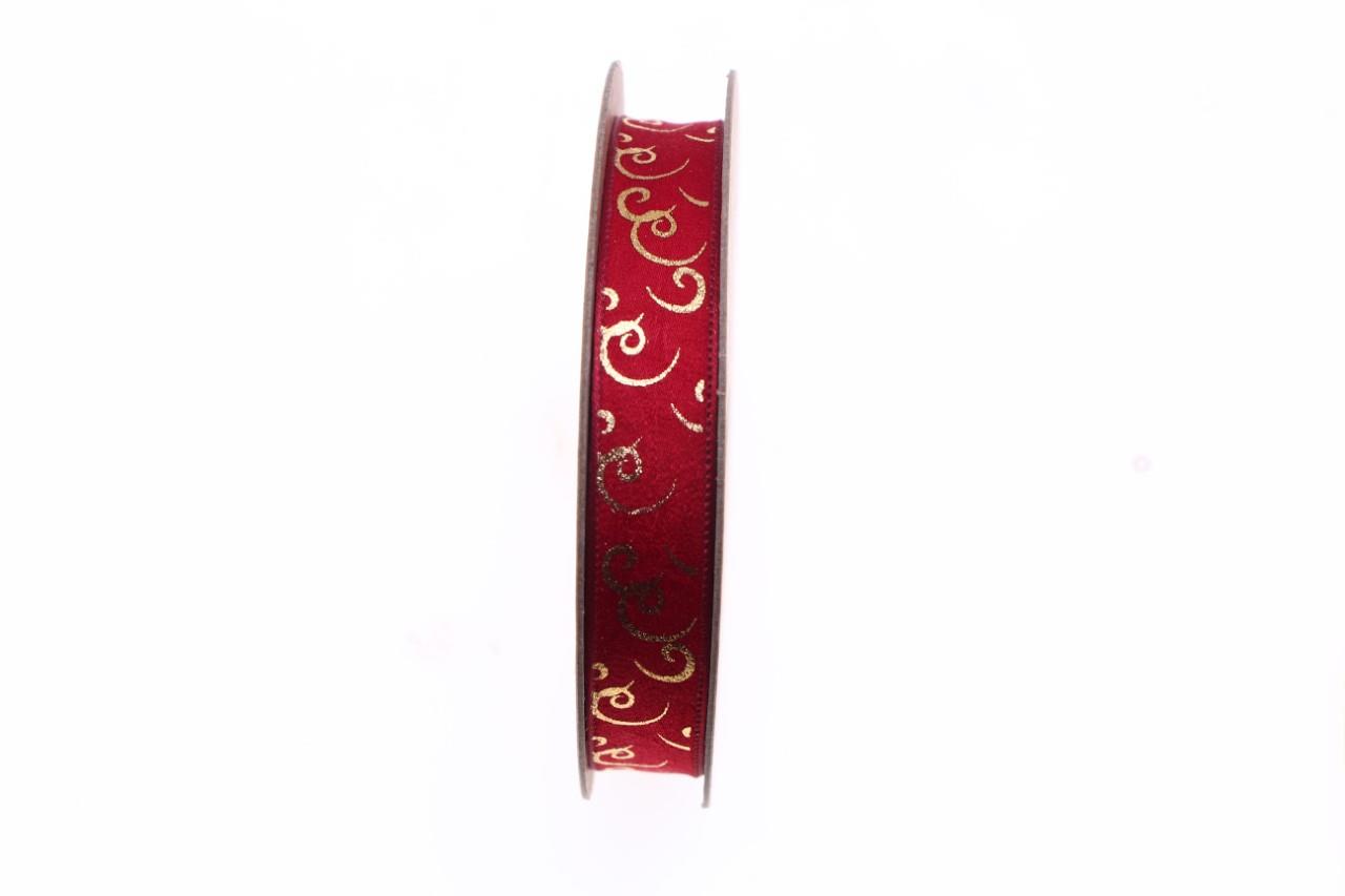 Band Tilde 15 mm 15 Meter bordeaux 360