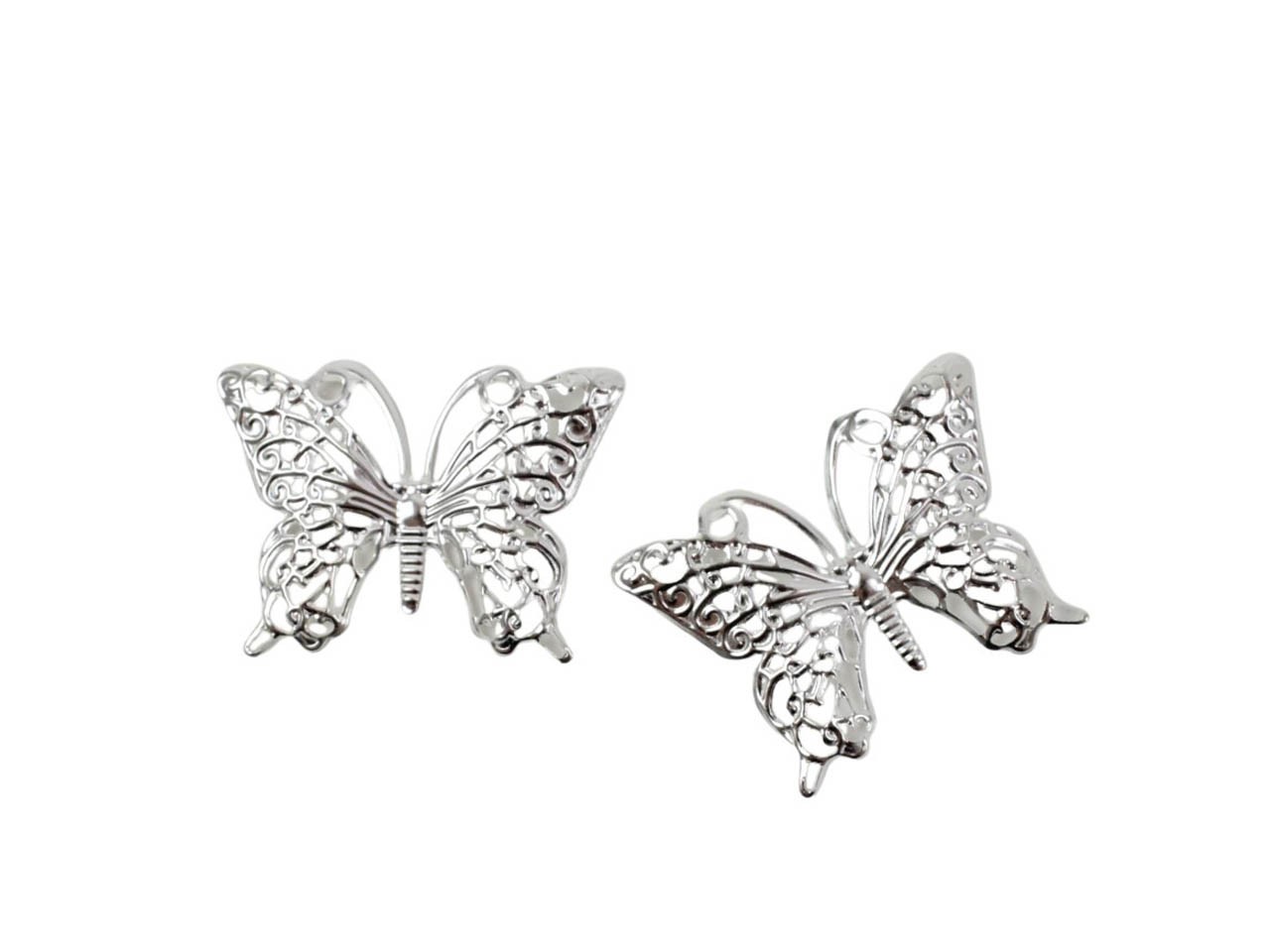 Streuer Schmetterling King Metall silber 4cm