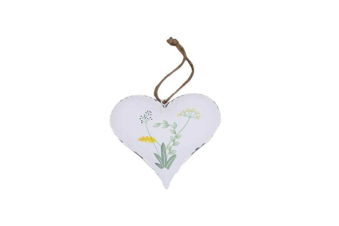 Hänger Herz Metall Blumendeko D13cm Hänger Herz Metall Blumendeko D13cm
