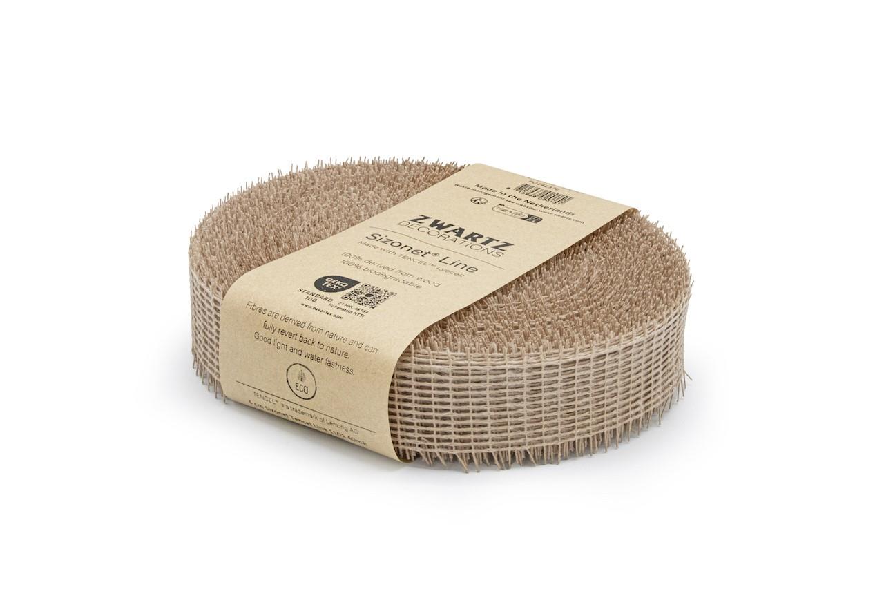 Band Sizonet Tencel Line 4 cm 40 Meter natur 2200 Band Sizonet Tencel Line 4 cm 40 Meter natur 2200