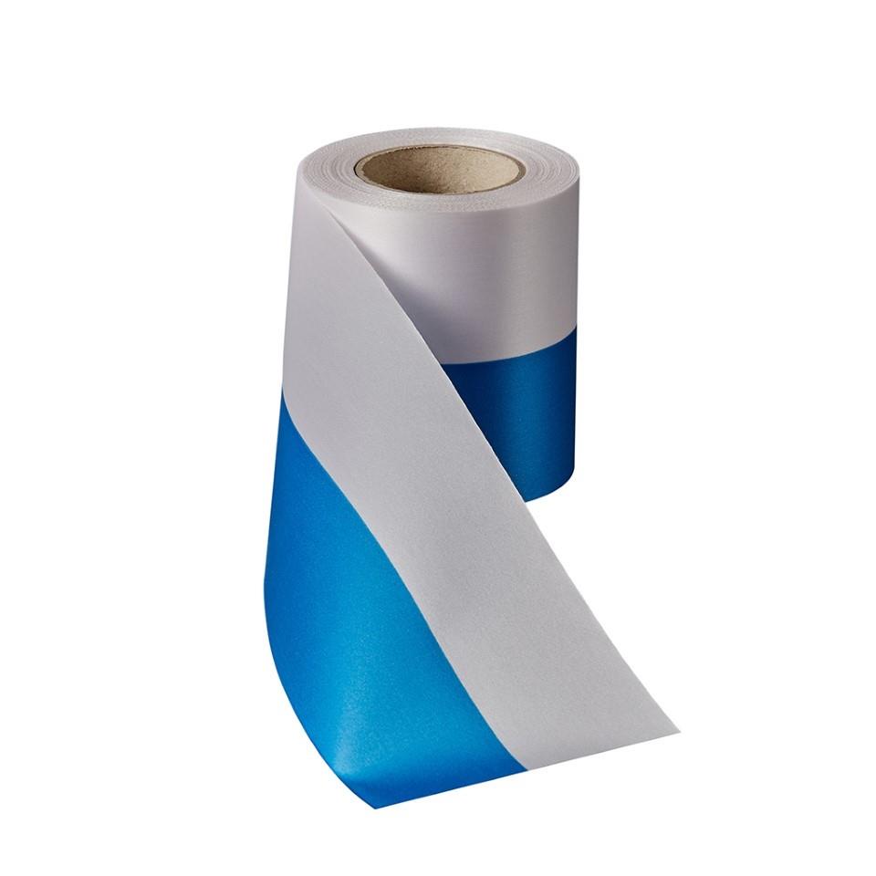 Nationalband 125mm NETTO Super-Satin blau-weiss Nationalband 125mm NETTO Super-Satin blau-weiss