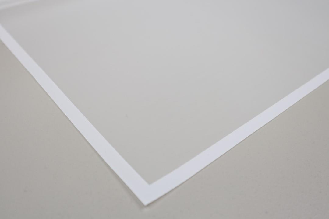 Folienmanschetten quadratisch 58x58 cm weiss m. Rand weiss Folienmanschetten quadratisch 58x58 cm weiss m. Rand weiss