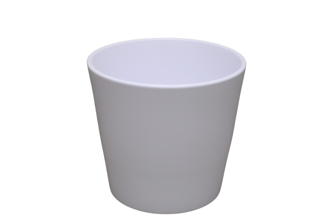 Keramikübertopf Serie 440 28cm weiß matt